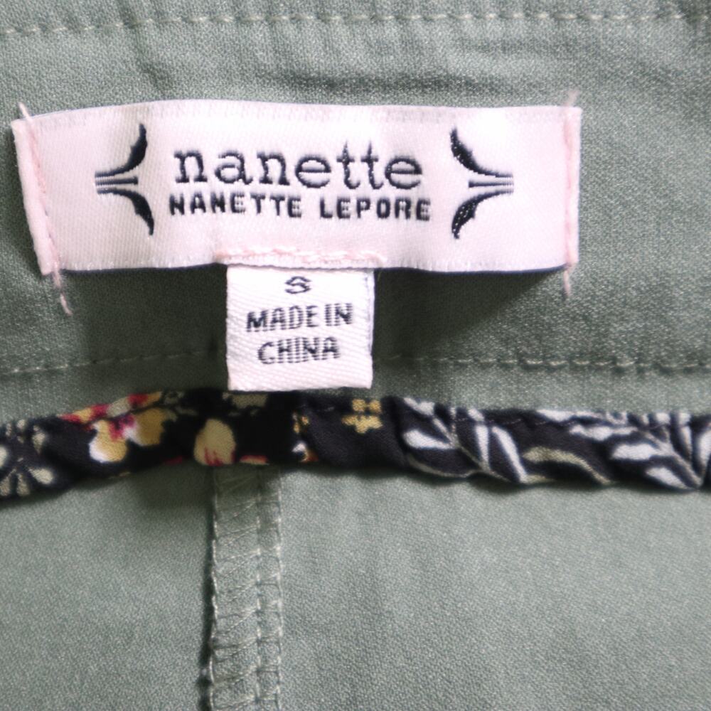 Nanette Lepore Size S Freedom Stretch Pull-on Pants Prairie Sage Green - Picture 9 of 10